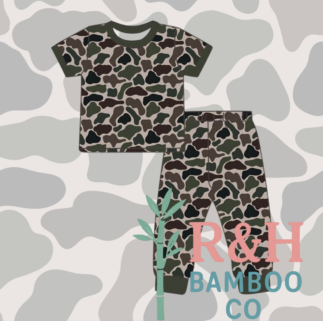 Old School Camo 2 piece toddler