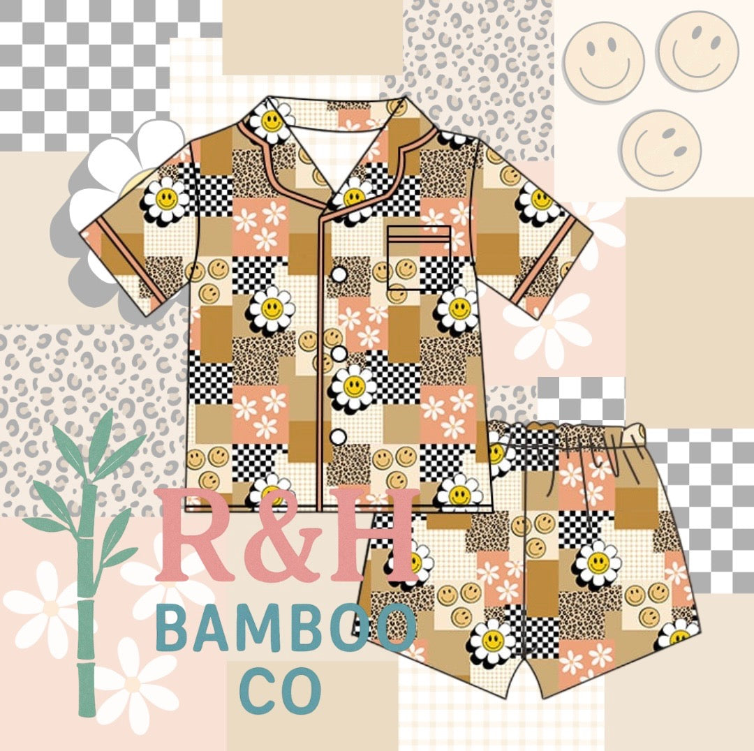 Groovy Sunshine Kids Short Set