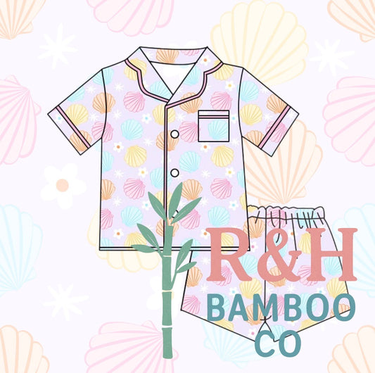Seashell Adult Pjs