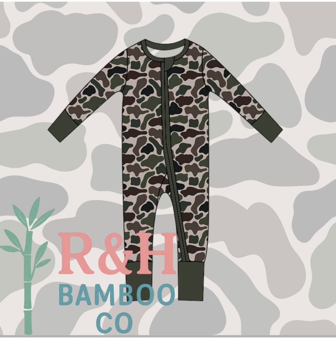 Old School Camo Zippy