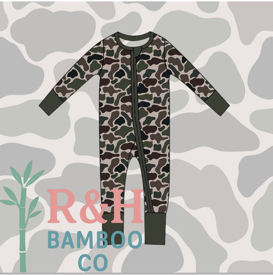 Old School Camo Zippy