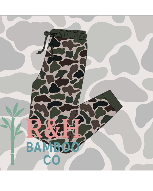 Old School Camo Adult Joggers